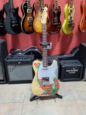 Guitarra Fender Telecaster Artist Jimmy Page Natural Dragon