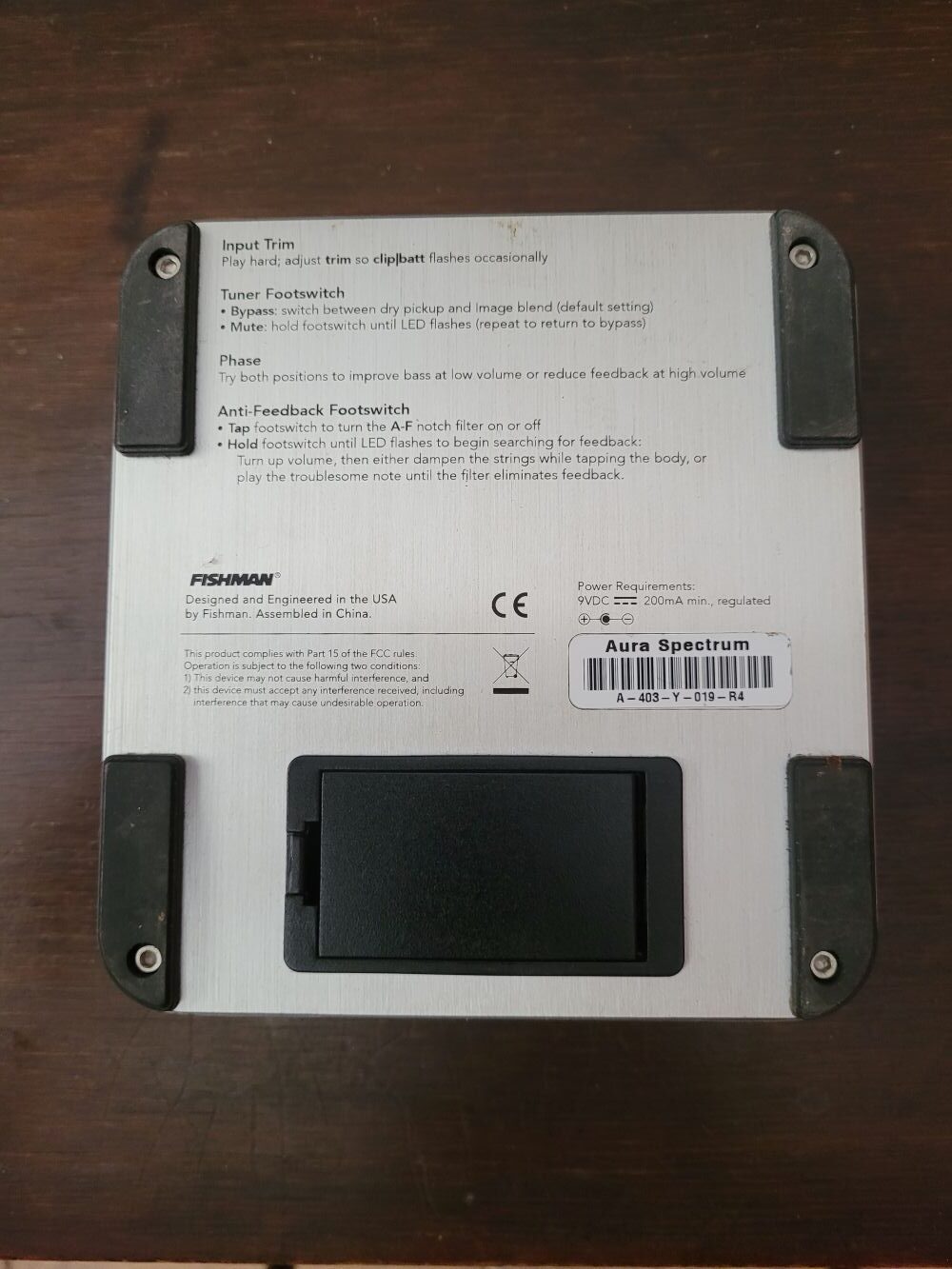 Pedal Fishman Aura Spectrum Dl - Imagem 3