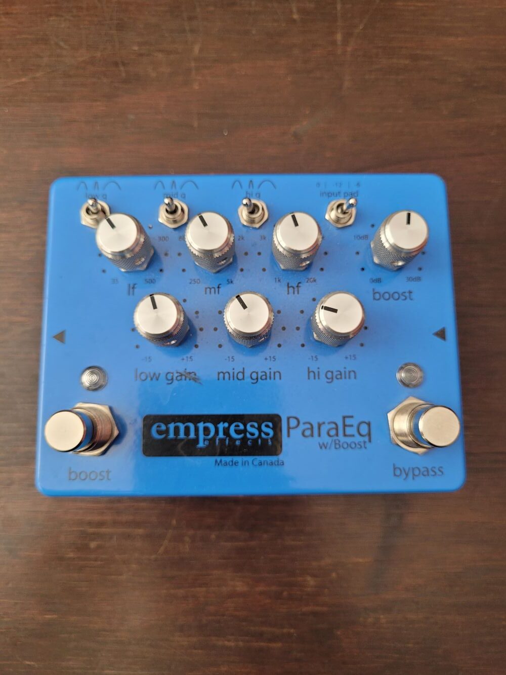 Pedal Empress Effects Paraeq W/boost