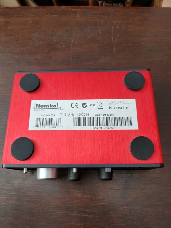 Interface De Audio Focusrite Scarlett - Imagem 4