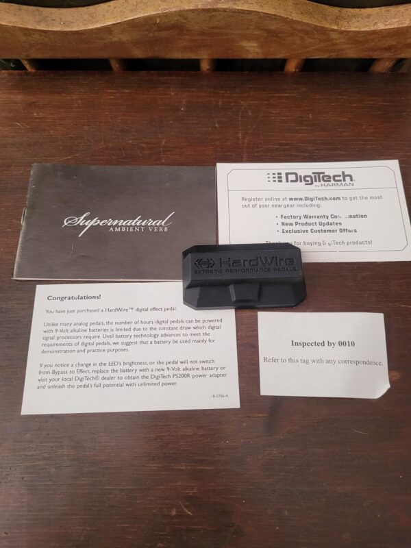 Pedal Digitech Supernatural Ambient Stereo Reverb - Imagem 6