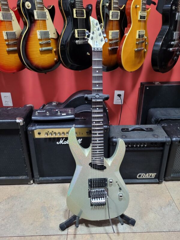 Guitarra Tagima K1 Silver Sparkle Kiko Loureiro Signature