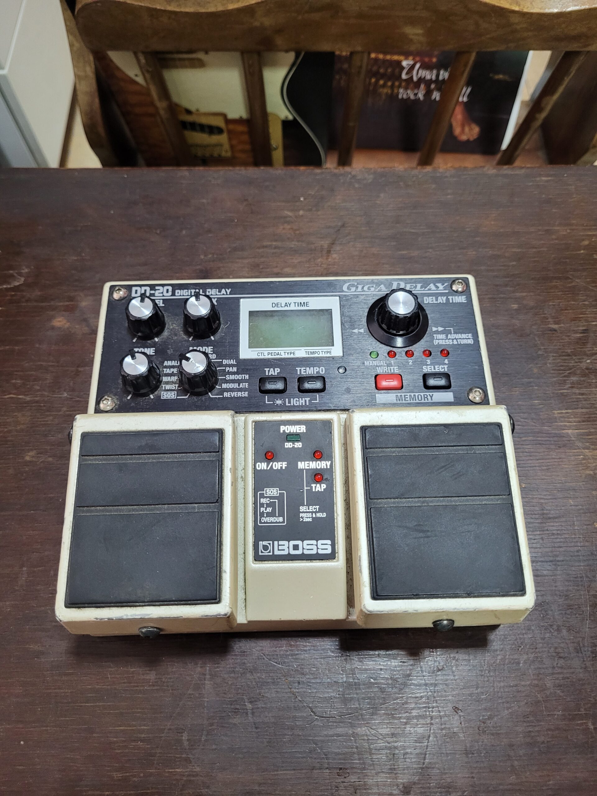 Pedal Boss Giga Delay Dd-20 - Digital Delay