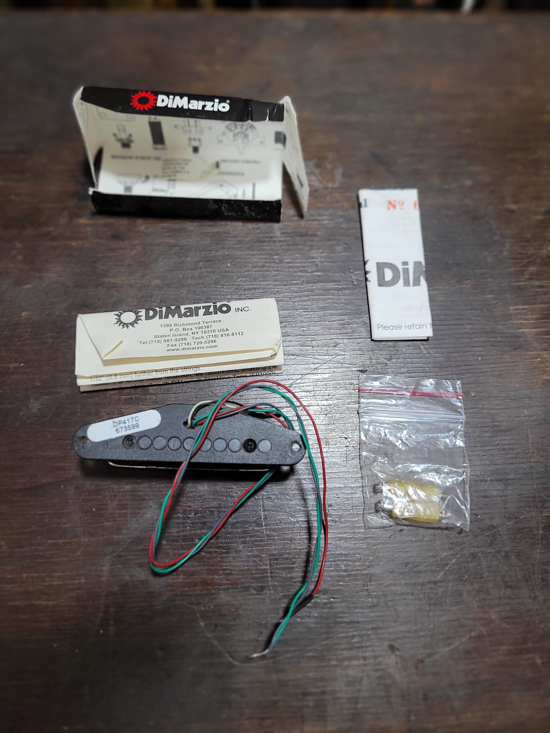 Captador Dimarzio Area T Dp417 - Imagem 5