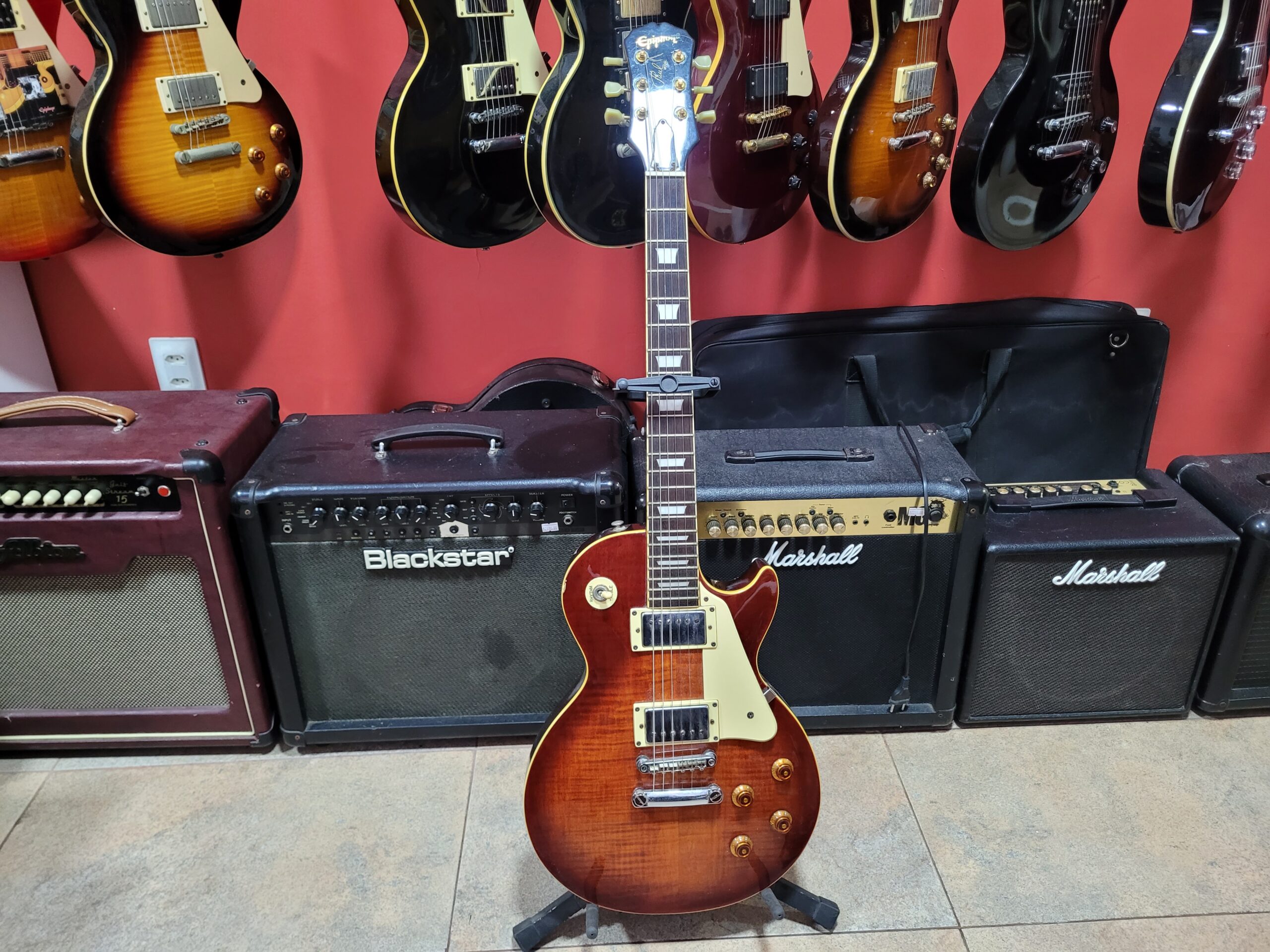 Guitarra Epiphone Les Paul Standard Bourbon Burst