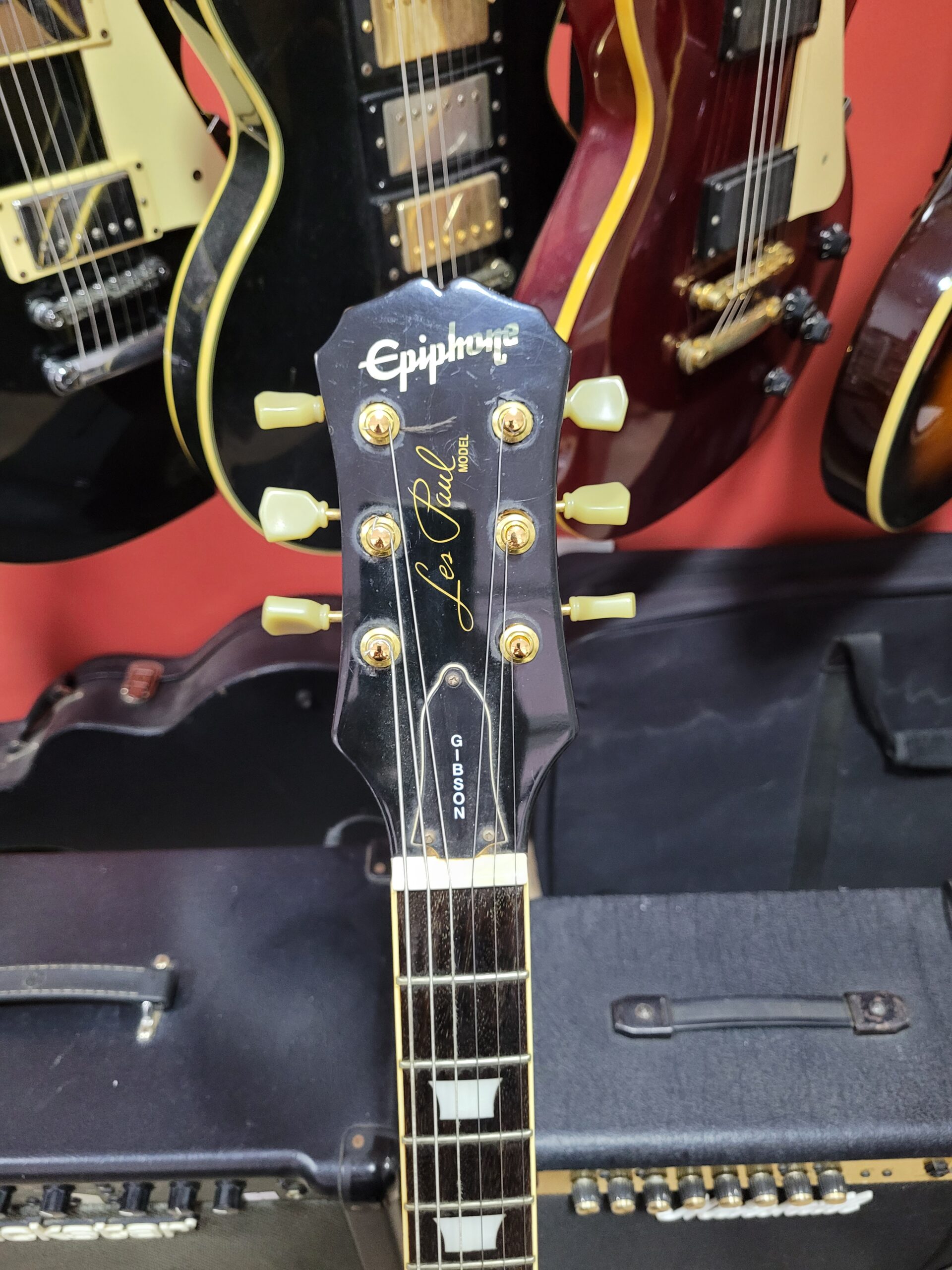 Guitarra Epiphone Les Paul Standard Bourbon Burst - Imagem 4