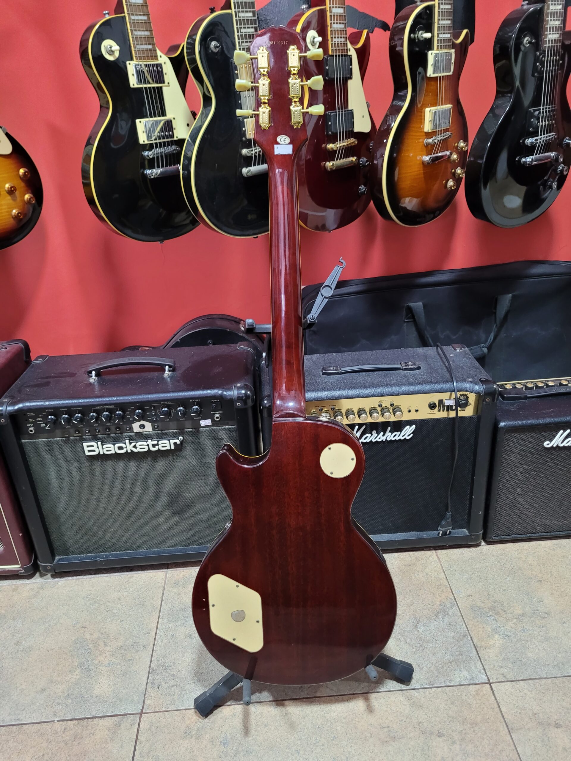 Guitarra Epiphone Les Paul Standard Bourbon Burst - Imagem 6