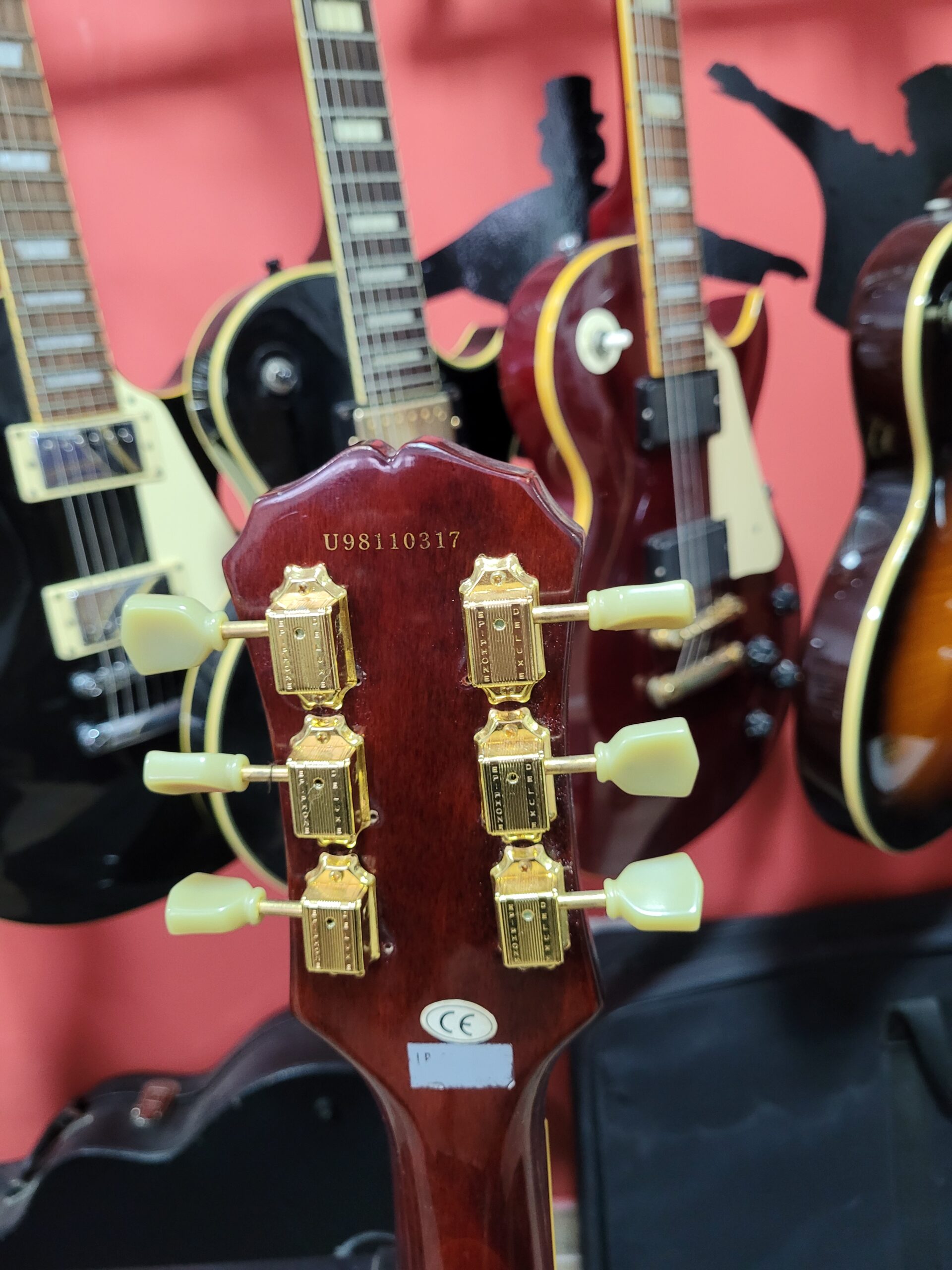Guitarra Epiphone Les Paul Standard Bourbon Burst - Imagem 5