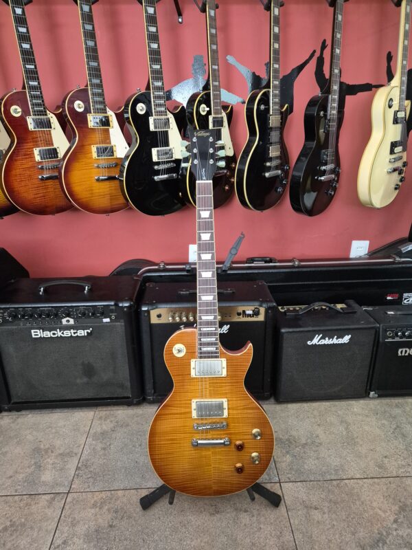 Guitarra Vintage Les Paul V100 Pgm Lemon Drop